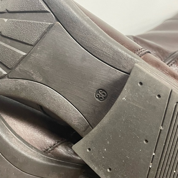 Bussola Trapani Brown Leather Riding Boot EU 36 US 6 - Picture 8 of 10